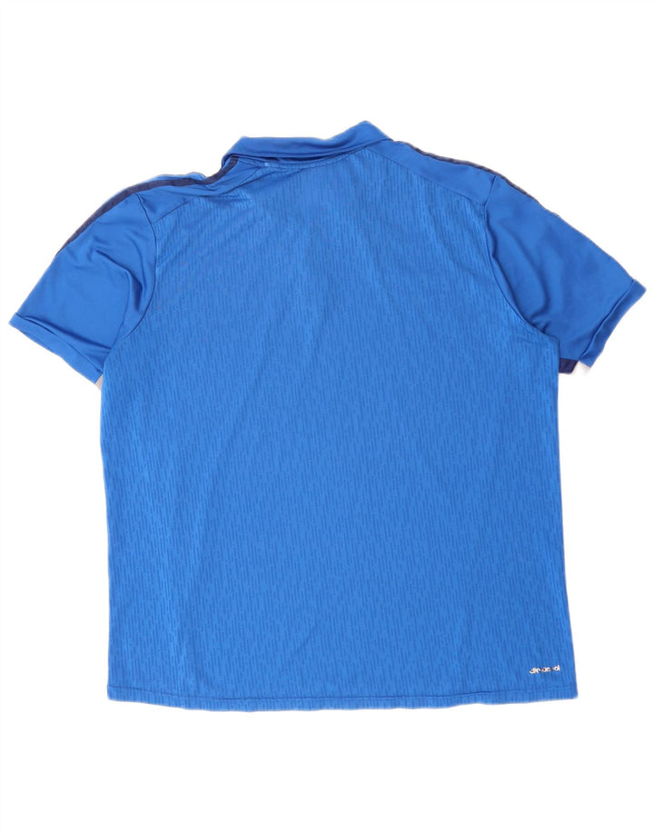 Tricou polo Adidas Climacool pentru bărbați, mare, albastru