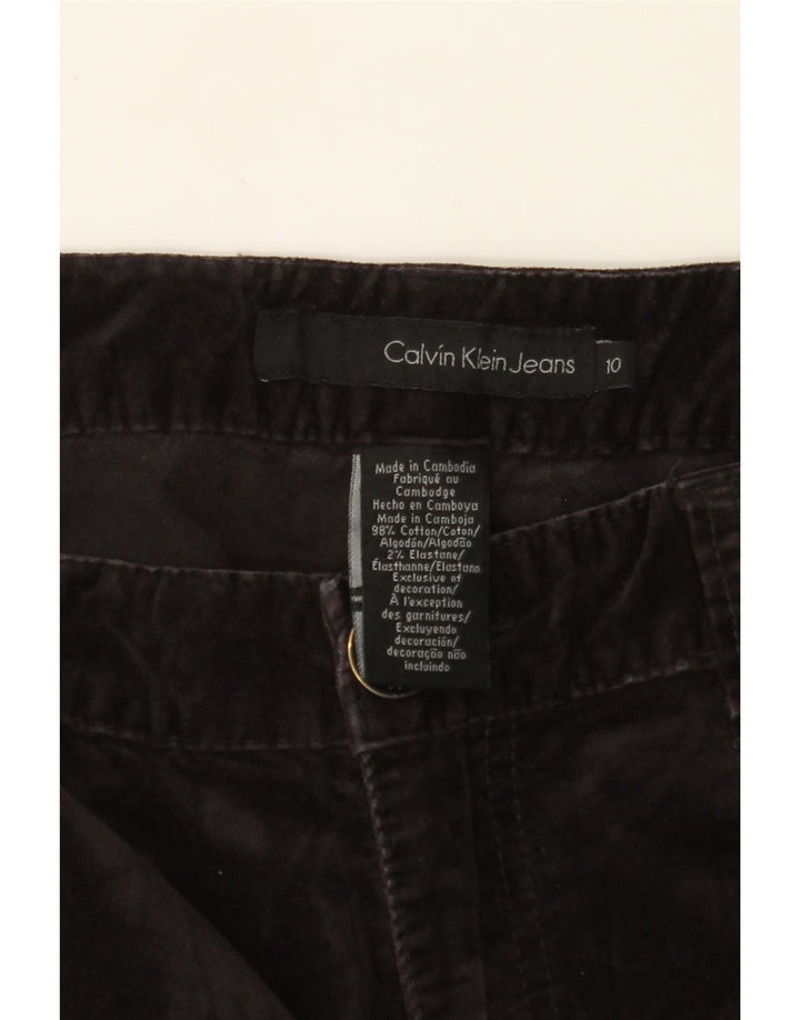 Pantaloni casual Calvin Klein pentru femei US 10 Medium W30 L29 Bumbac negru