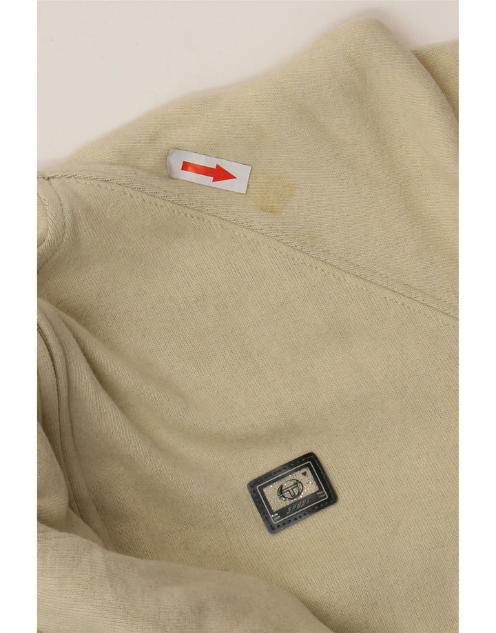 SERGIO TACCHINI Pulover cu capota cu fermoar pentru femei IT 44 bumbac mediu bej