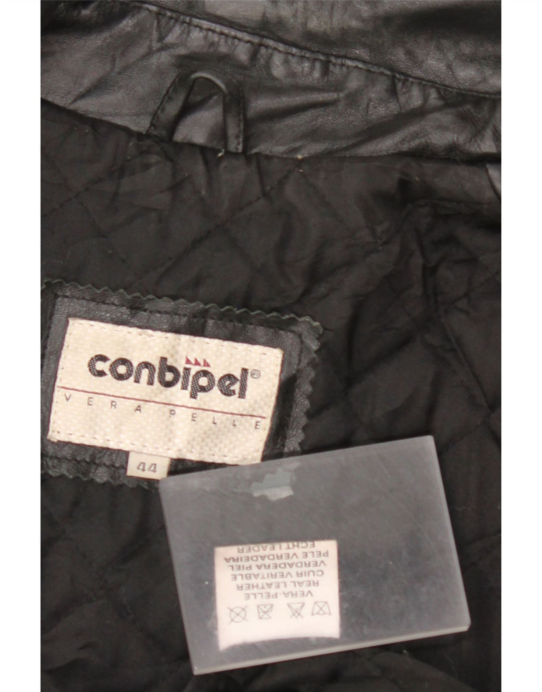 Jachetă din piele bărbați CONBIPEL IT 44 XS piele neagră