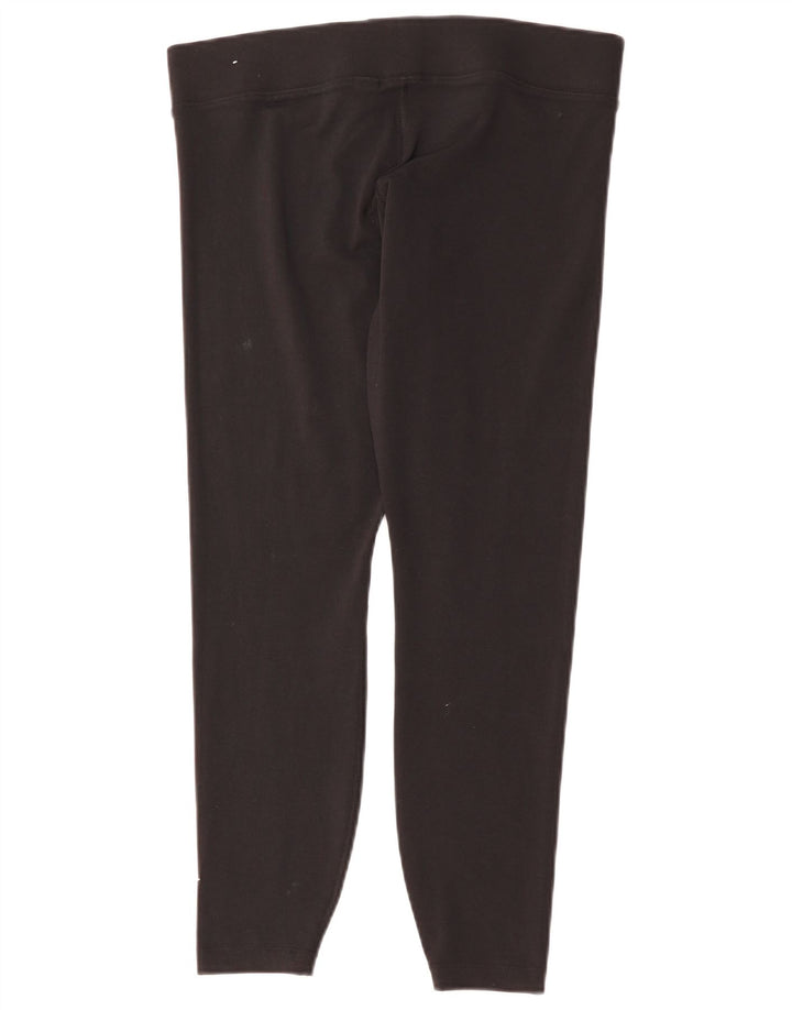 Leggings pentru femei Nike UK 14, mare, negru, bumbac