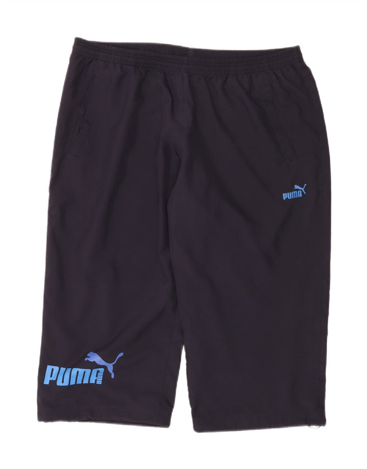 Pantaloni de trening Puma Capri pentru bărbați XL poliester bleumarin
