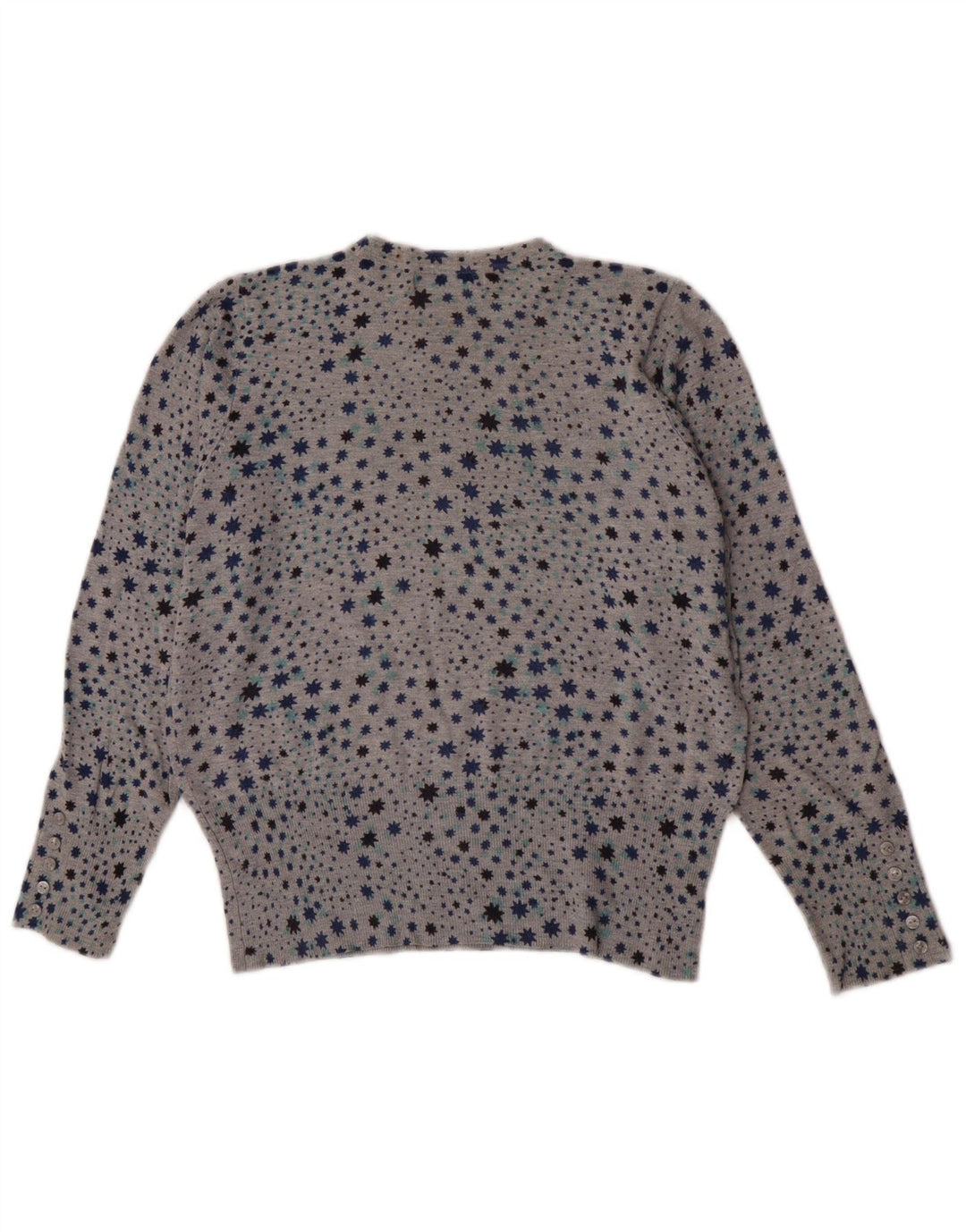 Pulover pentru femei Marks & Spencer cu decolteu triplu UK 12, gri mediu