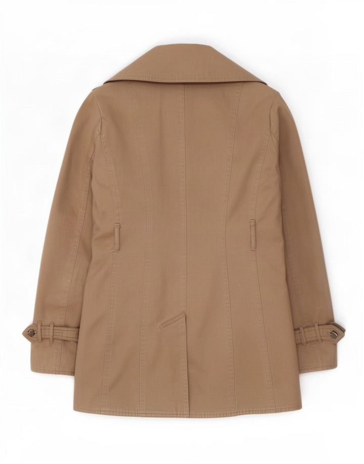 Trenci pentru femei Massimo Dutti UK 14 bumbac mediu bej