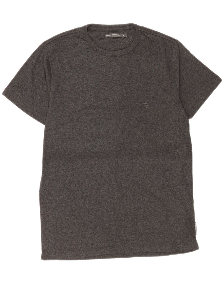Tricou pentru bărbați French Connection Top din bumbac gri mediu