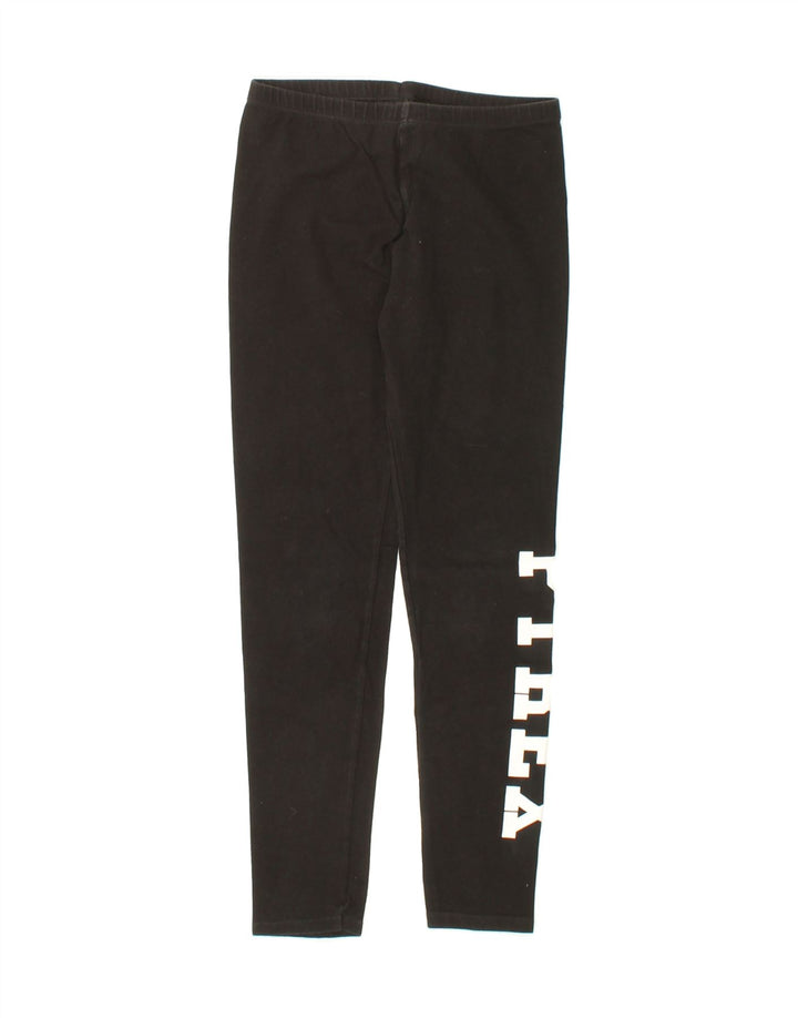 PYREX Girls Graphic Leggings 11-12 Years Large Black Cotton Vintage Pyrex and Second-Hand Pyrex from Messina Hembry 