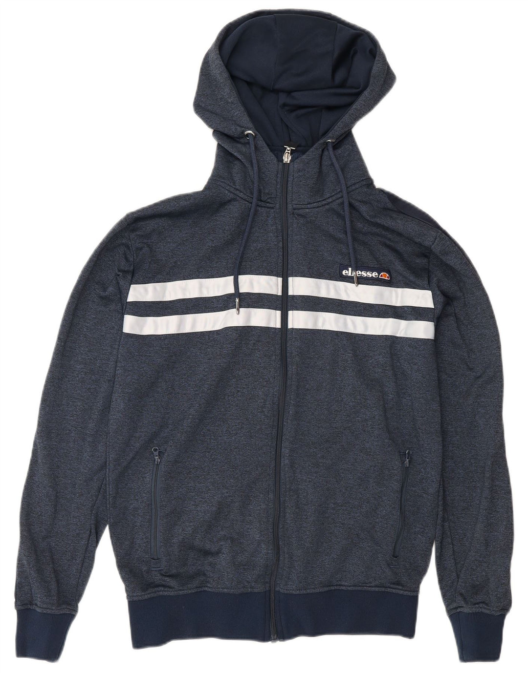 Pulover cu glugă cu fermoar pentru bărbați Ellesse, albastru mic, color block