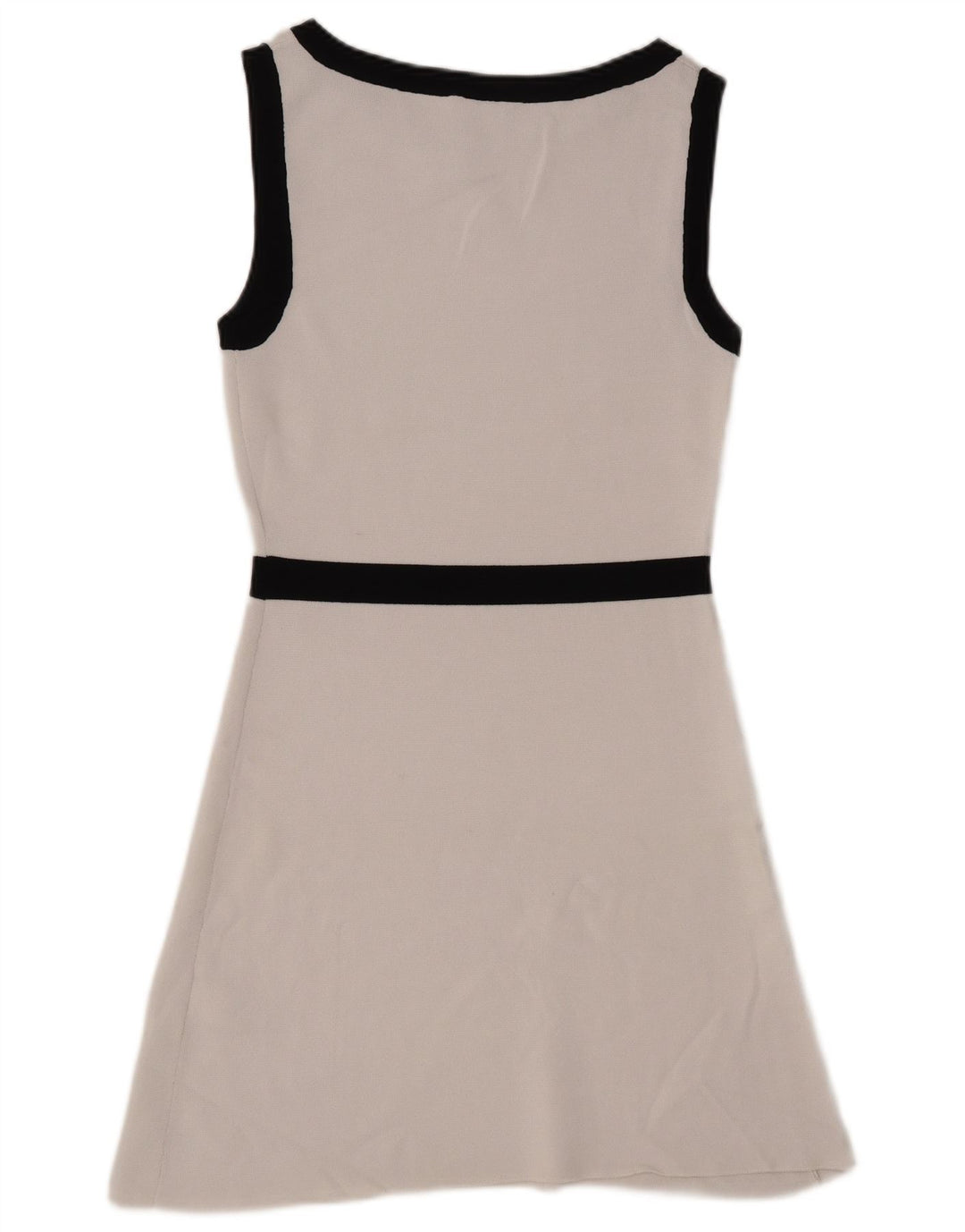 Rochie A-Line fără mâneci Zara pentru femei UK 14 Medium White Viscose
