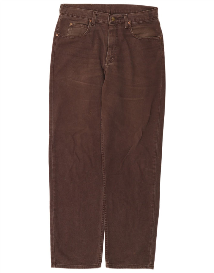 Lee Kansas Straight Jeans W34 L32 maro bumbac
