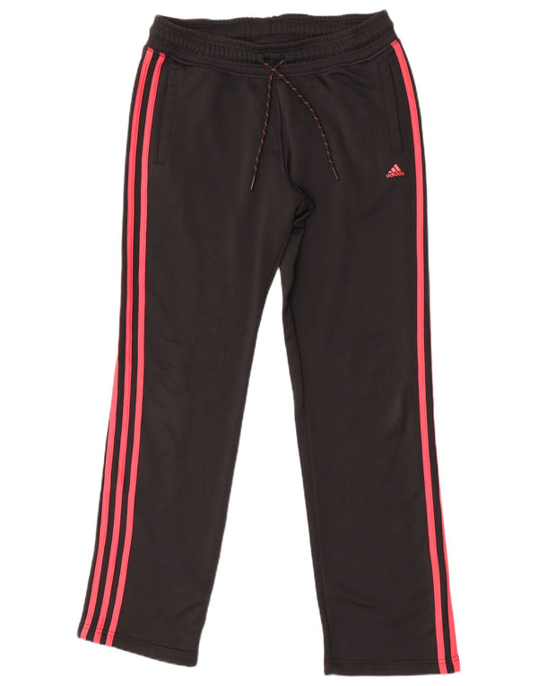 Pantaloni de trening Adidas Climalite pentru femei UK 12/14 Poliester mediu negru