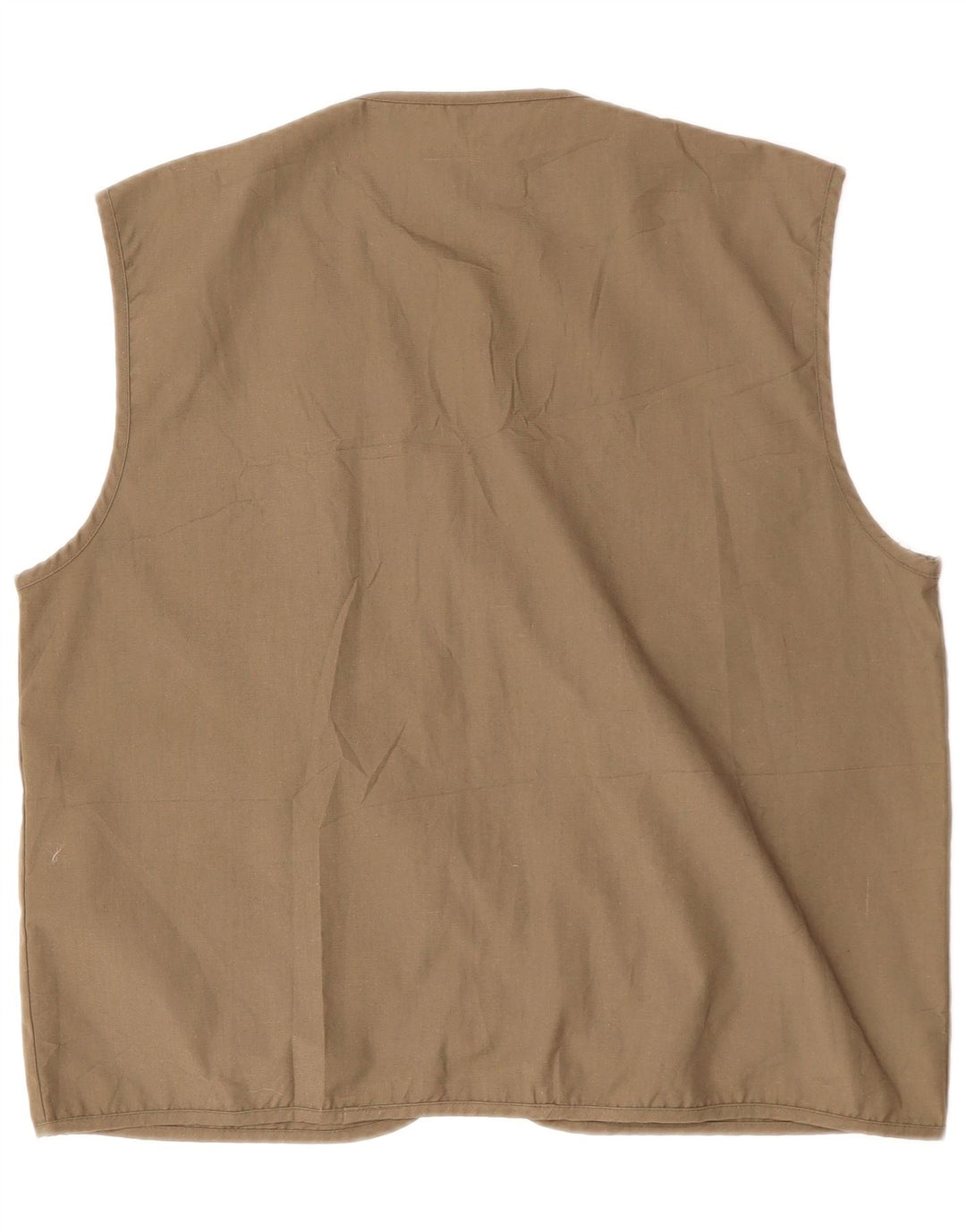 VINTAGE Gilet utilitar pentru bărbați UK 40, mare, maro, bumbac