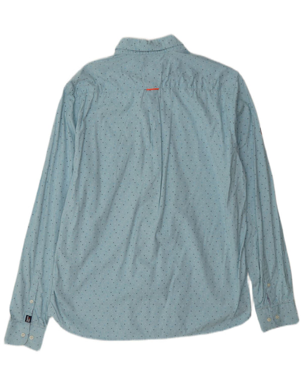 Cămașă pentru bărbați Superdry XL Blue Geometric Bumbac