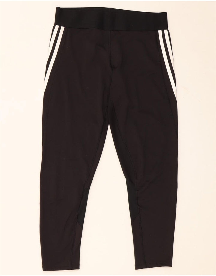 Leggings Aeroready pentru femei Adidas UK 12/14 Poliester mediu negru