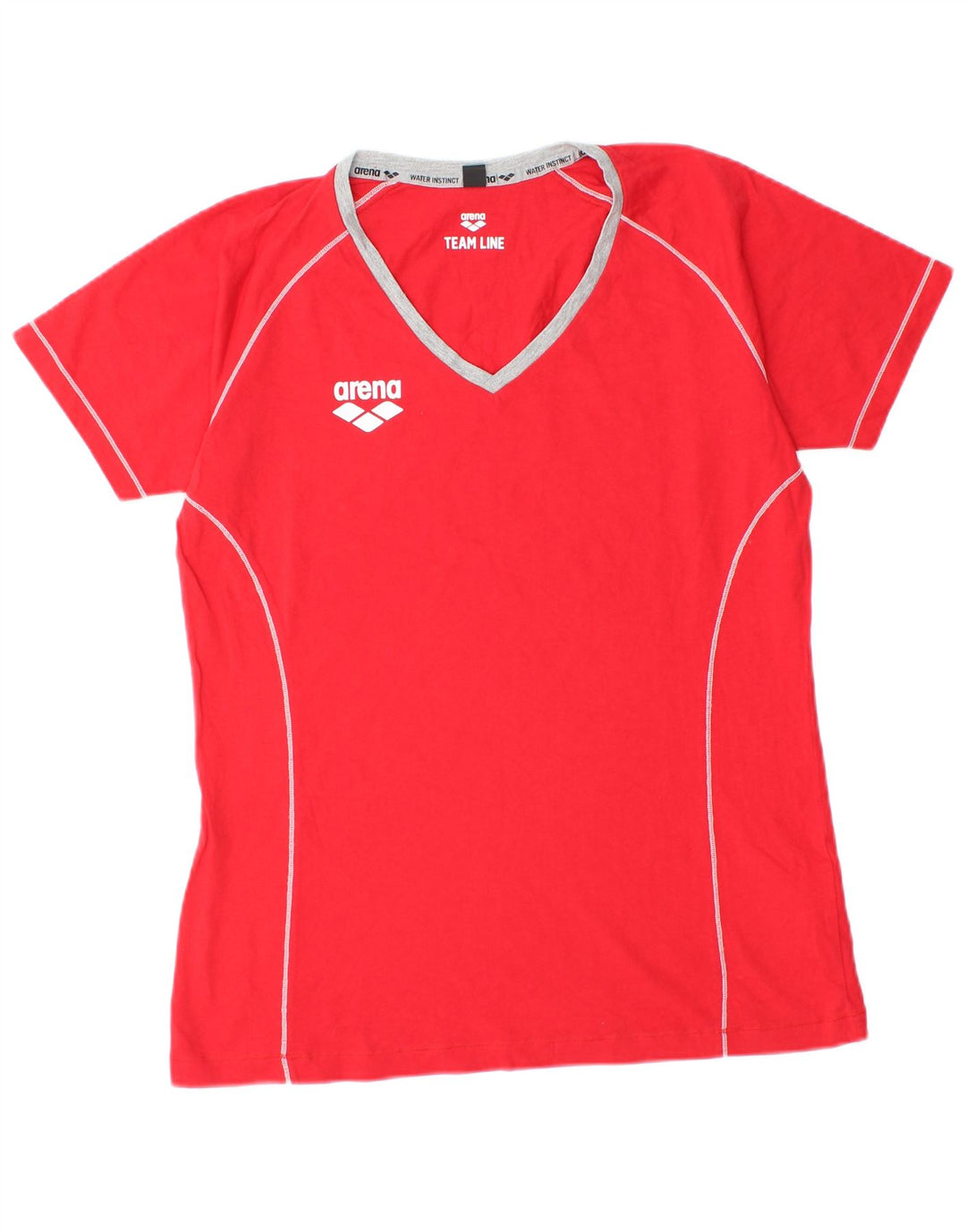 Tricou grafic pentru femei ARENA Top UK 14 Medium Red Bumbac