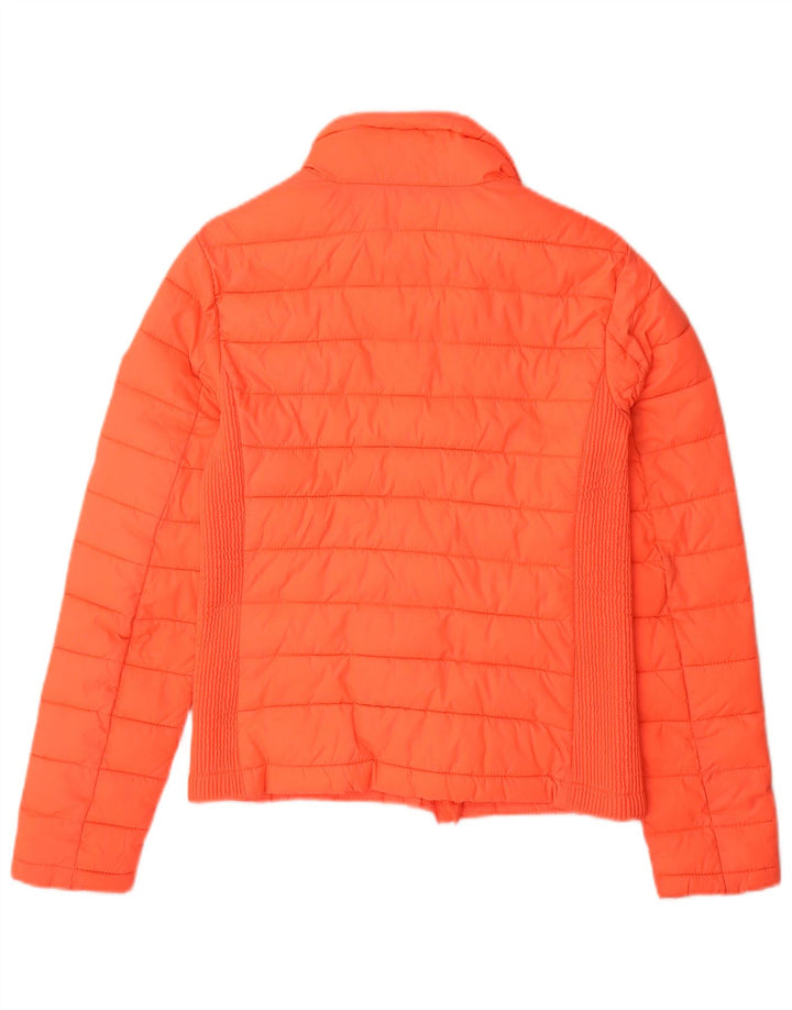 Jachetă căptușită pentru femei SUPERDRY UK 10 Poliester portocaliu mic