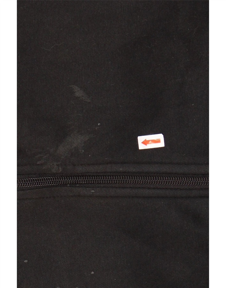 Pulover NIKE pentru bărbați, cu fermoar, bumbac mare, negru