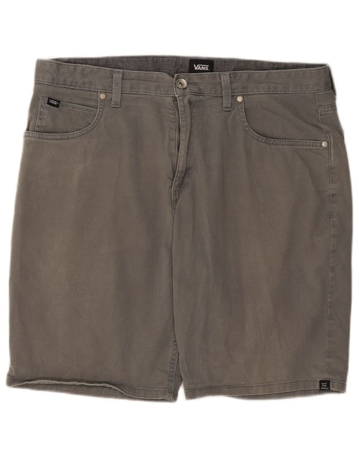 Pantaloni scurți casual pentru bărbați Vans W34, bumbac gri mare