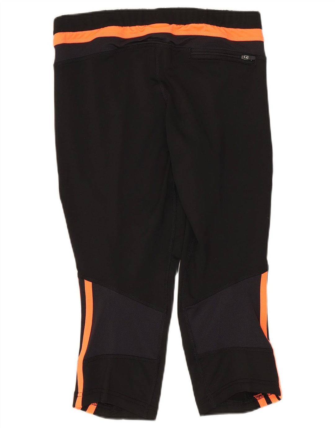 Leggings Capri Adidas pentru femei UK 14 Medium Black Colorblock Poliester