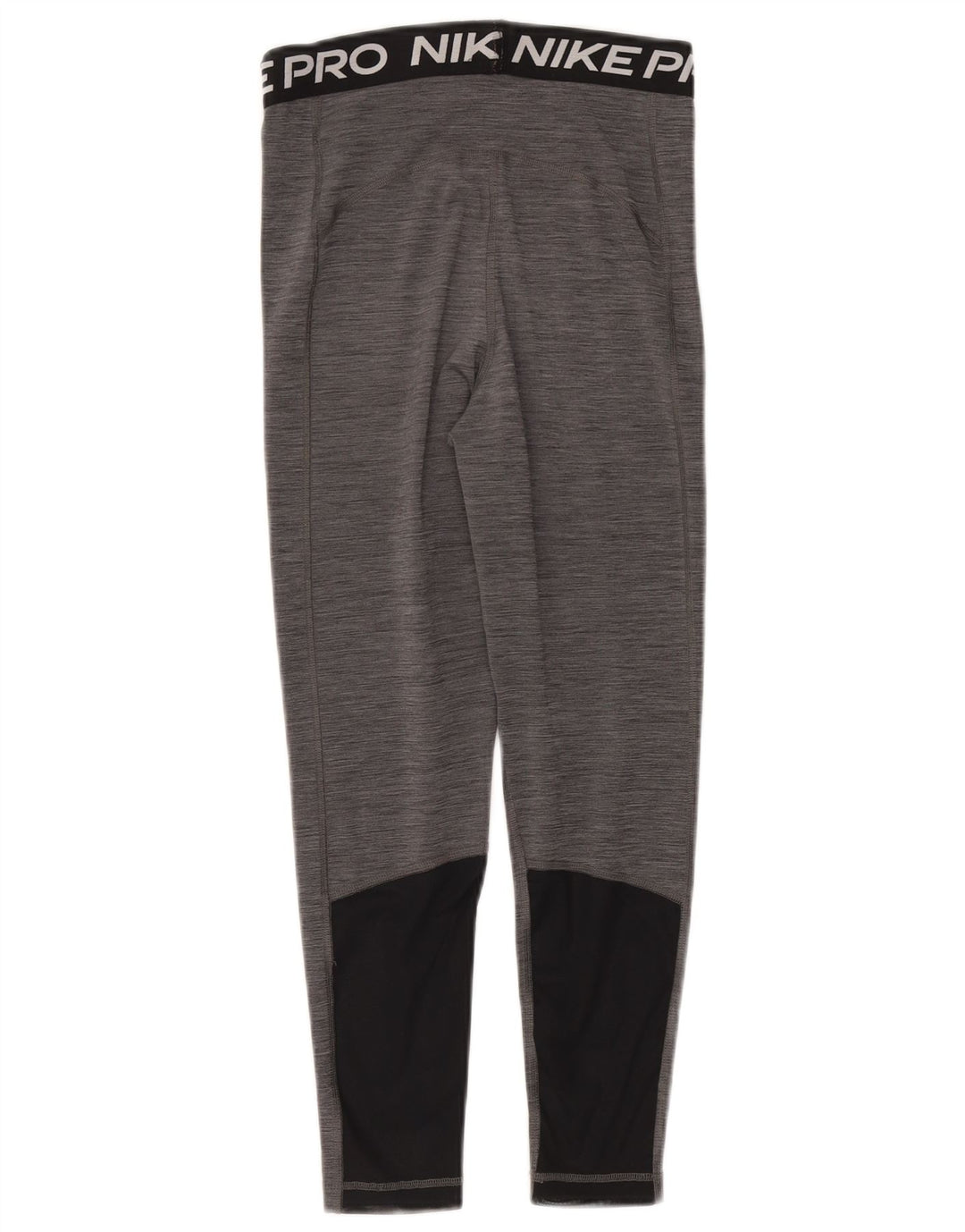 Leggings cu grafică Nike Dri Fit pentru femei UK 10, poliester cu pături gri mici