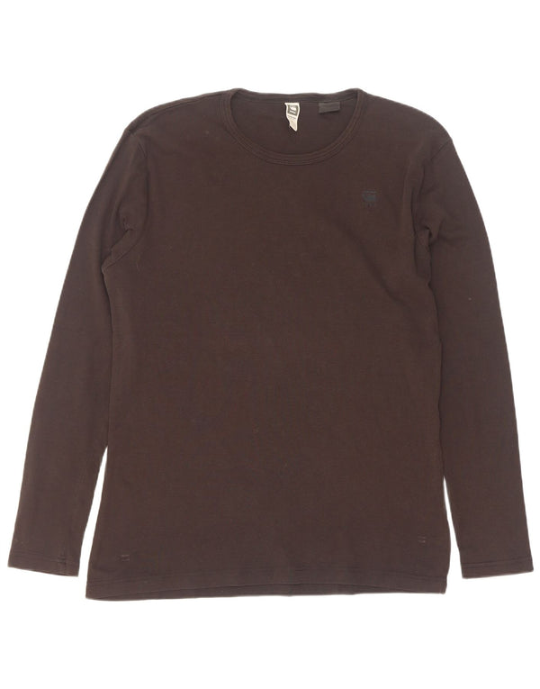 G-Star Top pentru bărbați cu mânecă lungă XL, bumbac negru