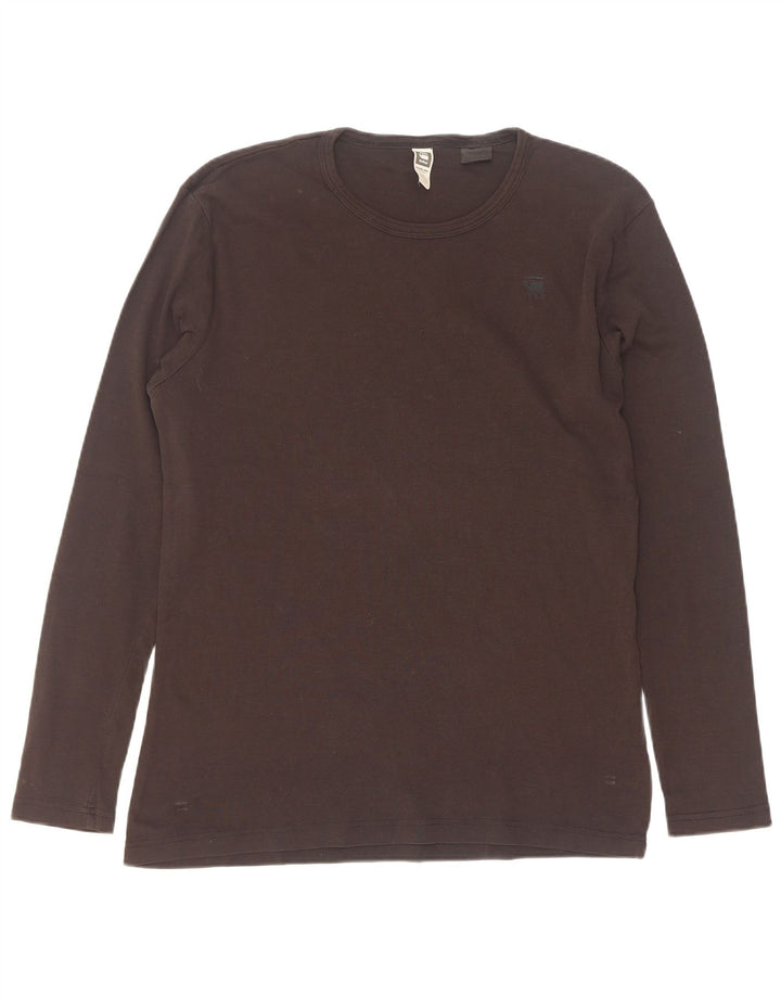 G-Star Top pentru bărbați cu mânecă lungă XL, bumbac negru