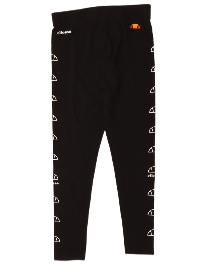 Leggings cu grafic pentru femei Ellesse UK 14 Large Black