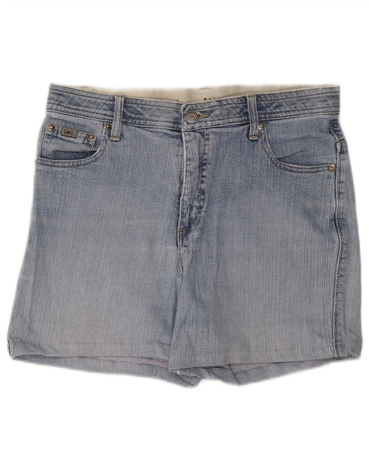 Pantaloni scurți din denim LEE pentru femei US 10 Large W34 Blue Bumbac