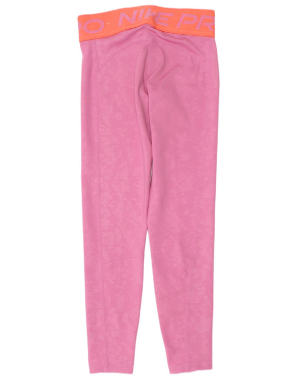 Leggings Nike Fete Dri Fit Graphic 5-6 Ani XS Roz Camuflage Poliester