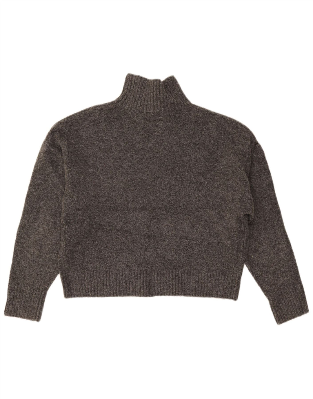 Pulover oversize cu gât țestoasă pentru femei Zara UK 10 Mic Gri