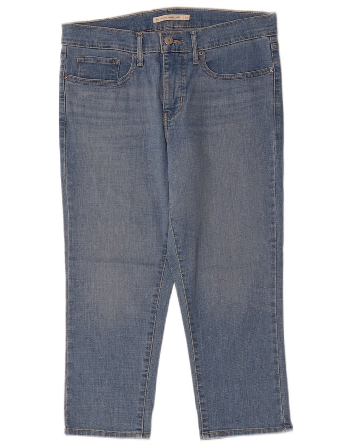 Blugi Levi's 311 Shaping Skinny Capri W30 L22 Albastru