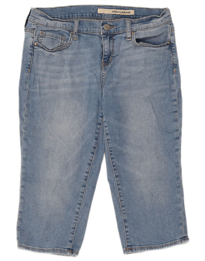 Dkny Bermude Denim Pantaloni scurti US 4 Small W27 Bumbac albastru