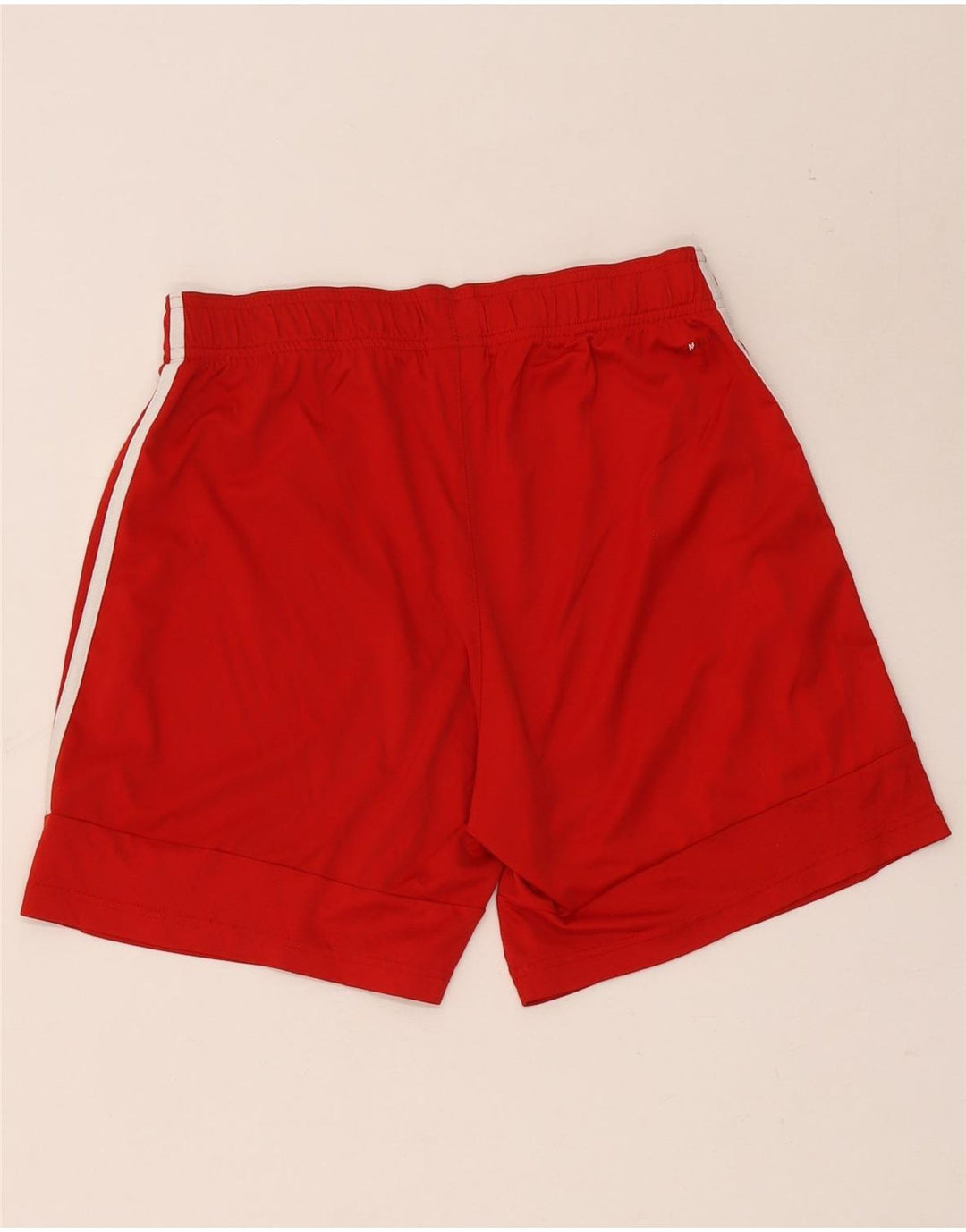 Pantaloni scurți sport Adidas pentru femei UK 14 Poliester roșu mediu