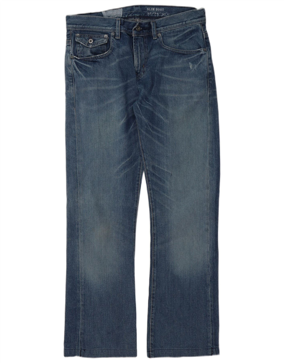 Blugi Levi's Slim Bootcut W32 L31 Bumbac albastru