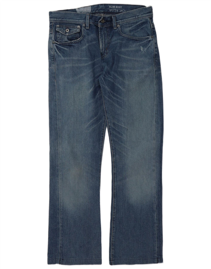 Blugi Levi's Slim Bootcut W32 L31 Bumbac albastru