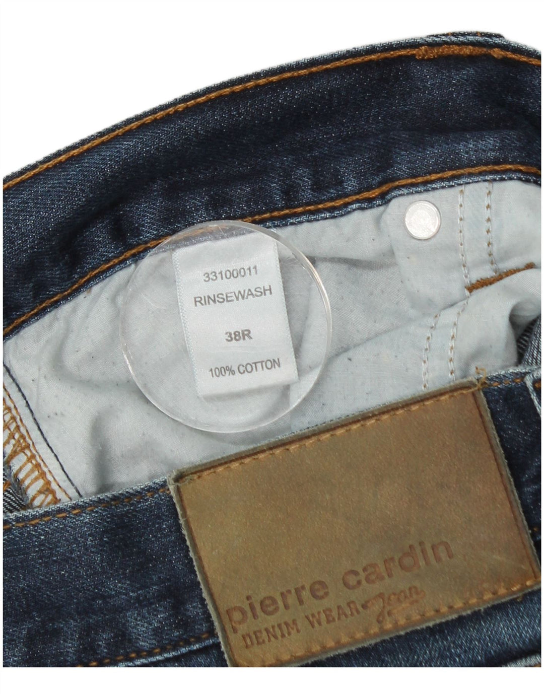 Jeans drept bărbați Pierre Cardin W38 L30 Bumbac albastru