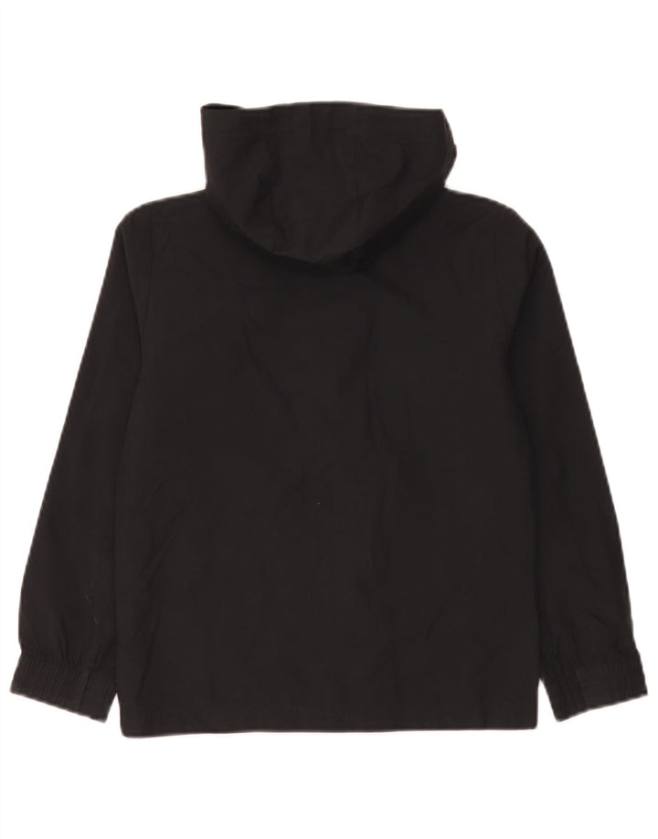 Jachetă de ploaie cu glugă Adidas pentru băieți 7-8 ani poliester negru