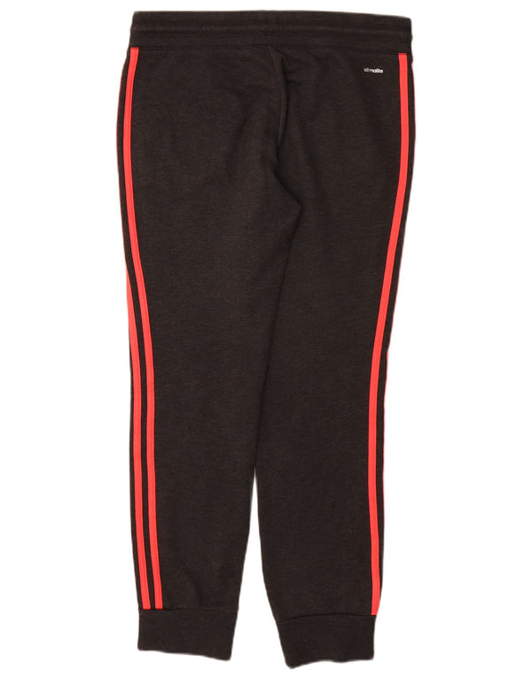 Adidas Womens Climalite Tracksuit Trousers Joggers UK 10 Small Grey