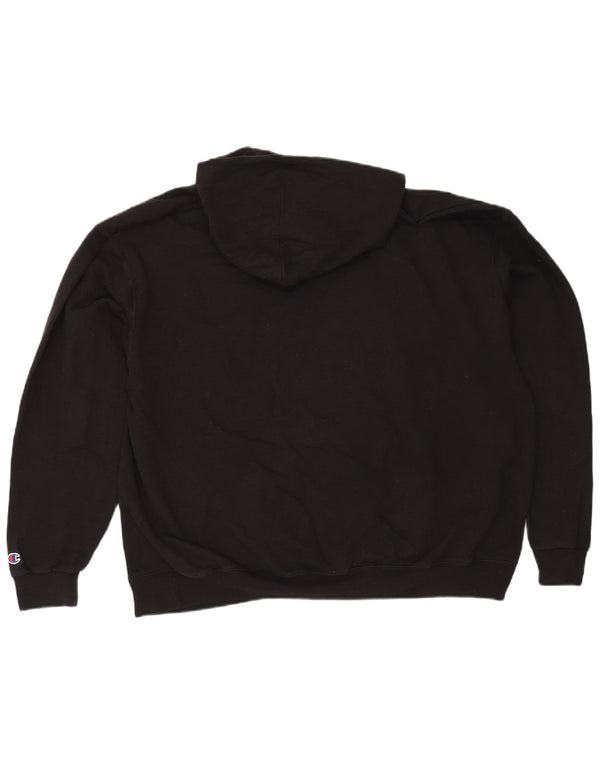 Pulover pentru femei Champion Pacific Lutheran Graphic Hoodie UK 20 2XL Negru