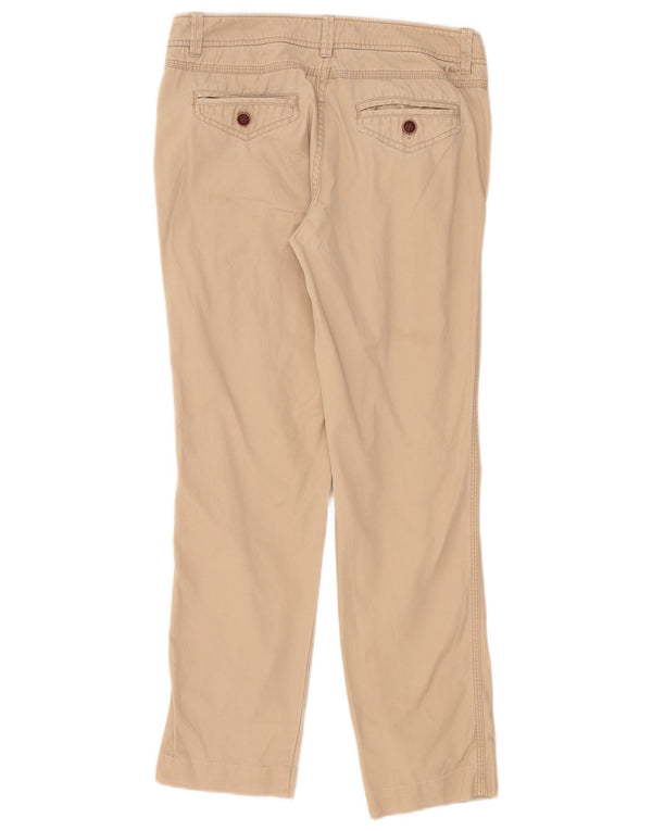 Pantaloni chino pentru femei Fat Face slim fit UK 10 Small W32 L30 Bej Bumbac