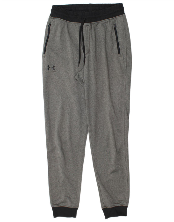Pantaloni de trening pentru bărbați Under Armour Cold Gear Pantaloni de jogging, gri mici
