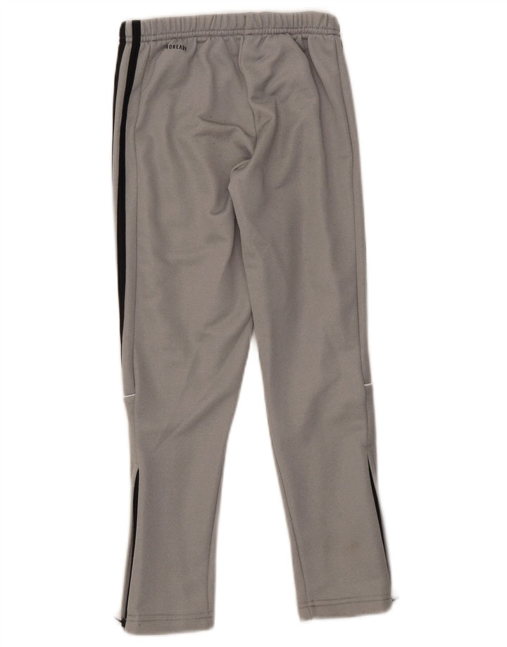 Pantaloni de trening Adidas Aeroready pentru baieti 7-8 ani poliester gri