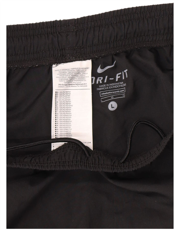 Pantaloni scurți sport Nike Ascoli Calcio 1898 pentru bărbați, mari, negru, poliester