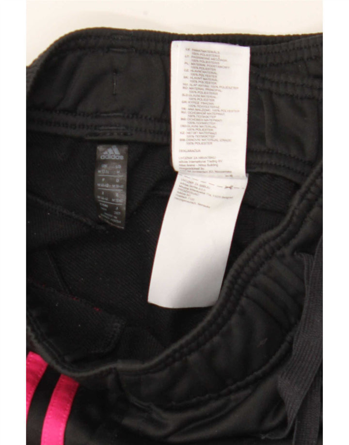 Pantaloni de trening Adidas pentru femei Joggeri UK 12 Poliester mediu negru
