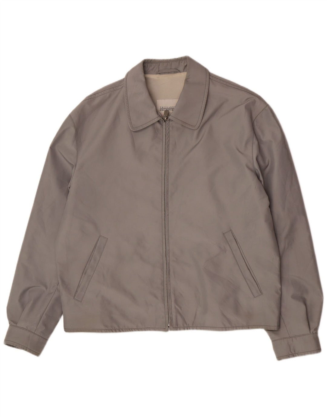 Jachetă Bomber pentru bărbați Trussardi IT 52 XL Gri Poliester Clasic