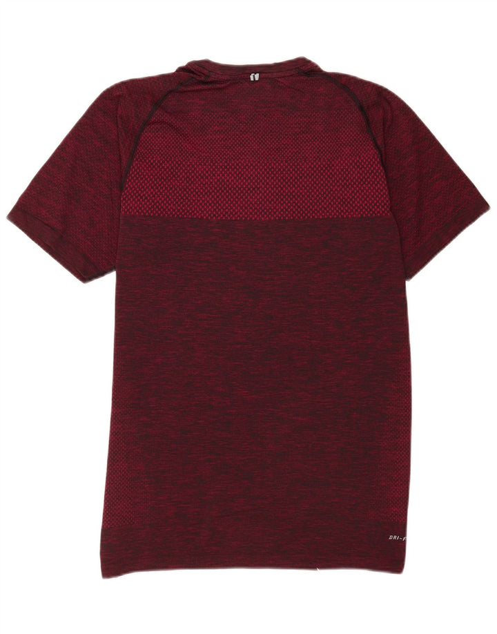 Tricou pentru bărbați Nike Dri Fit Top Medium Burgundy Flecked