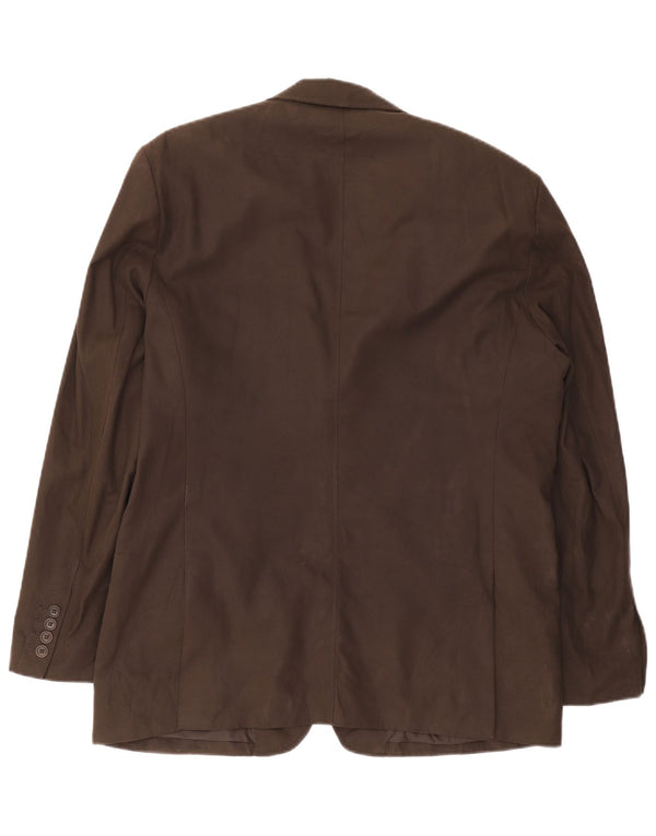 Blazer pentru bărbați Zara cu 2 nasturi EU 54 XL maro