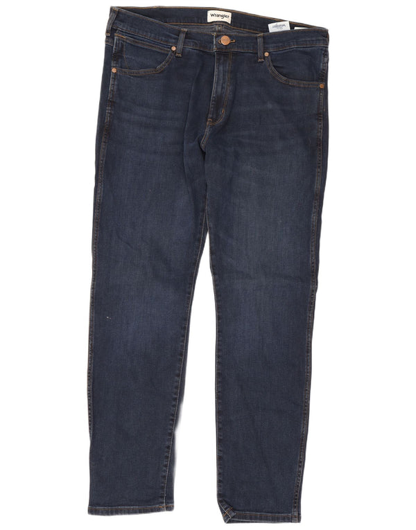 Blugi pentru bărbați Wrangler Larston Tapered Slim W36 L32 Bumbac albastru