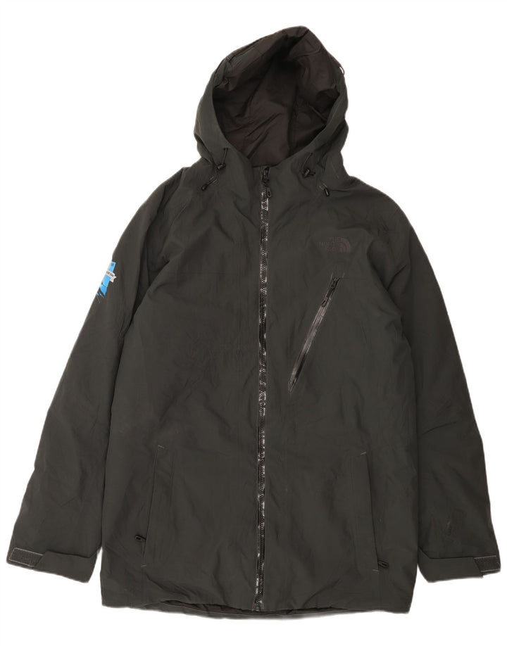 Jachetă Windbreaker cu glugă The North Face pentru bărbați UK 38 Gri mediu