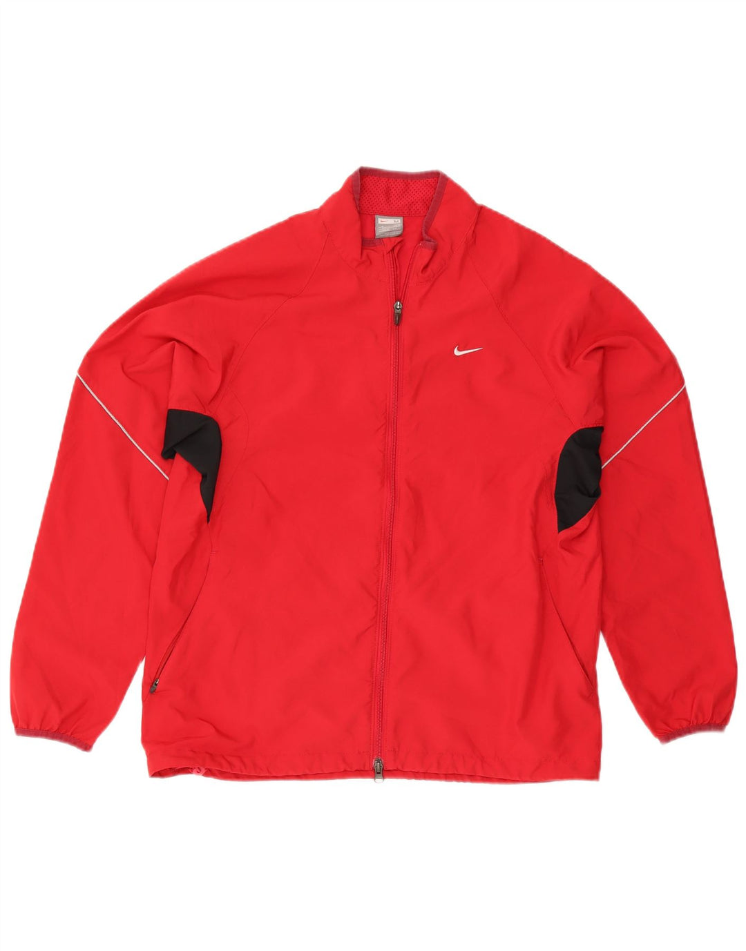 Jachetă de trening pentru bărbați Nike Marea Britanie 39/41 Poliester Colorblock Roșu Mediu