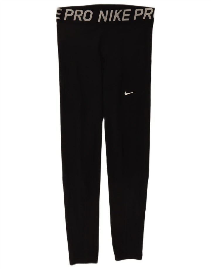Leggings grafic Nike pentru femei, mari, negru, poliester